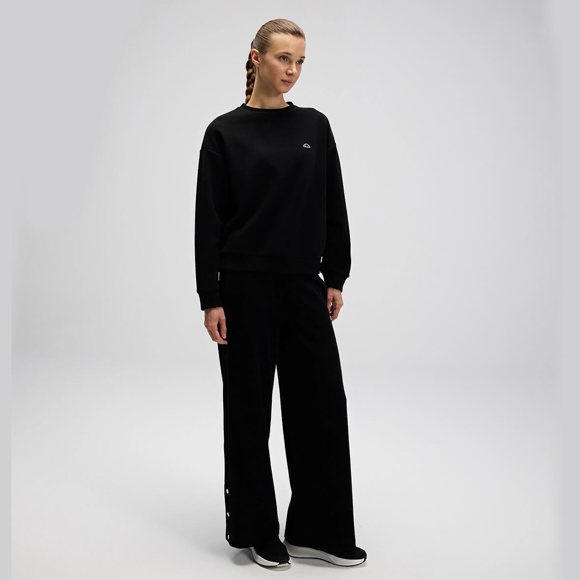 Ellesse EF543-BK Kadın Sweat Pantolon - Siyah