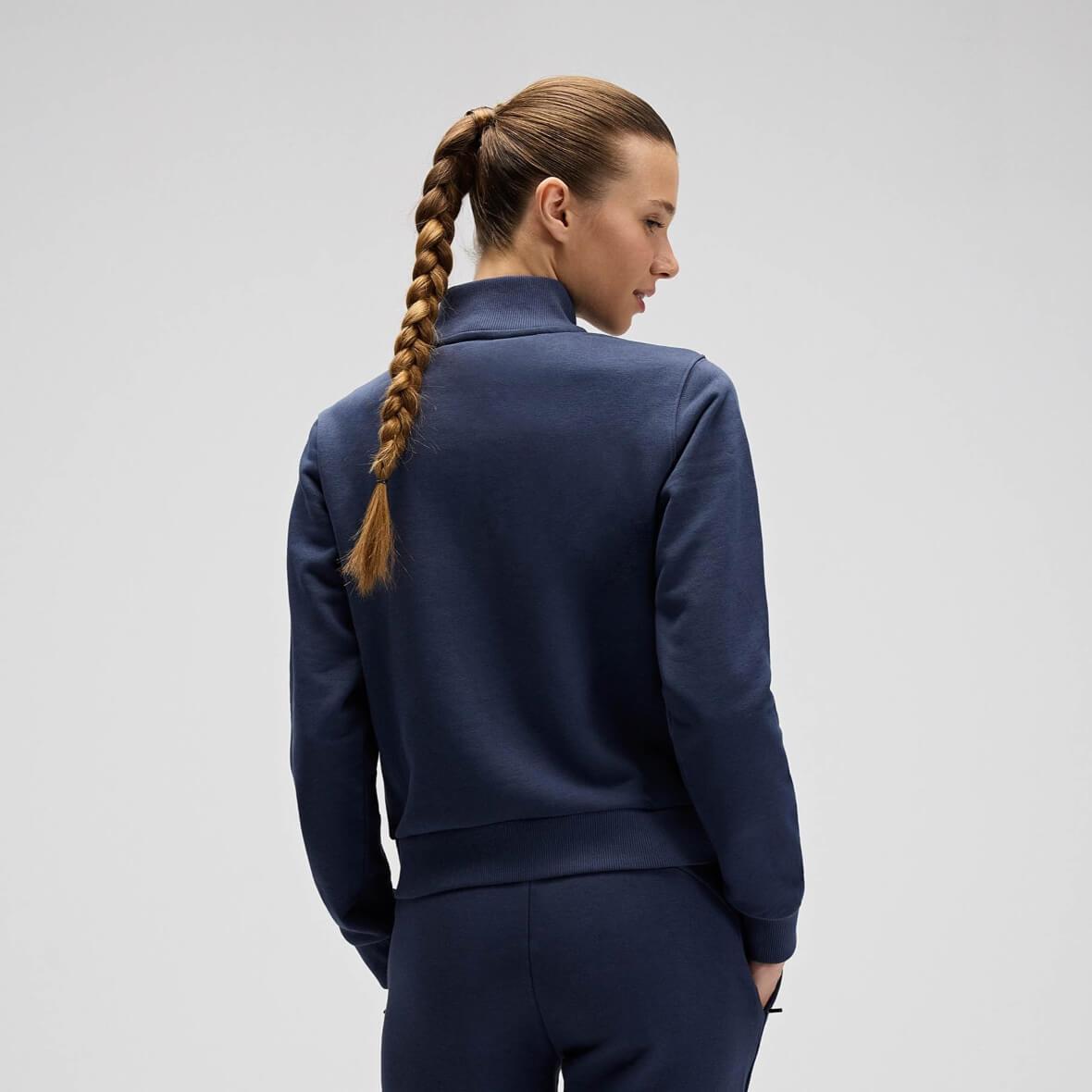Ellesse EF557-NV Yarım Fermuarlı Kadın Sweatshirt - Lacivert