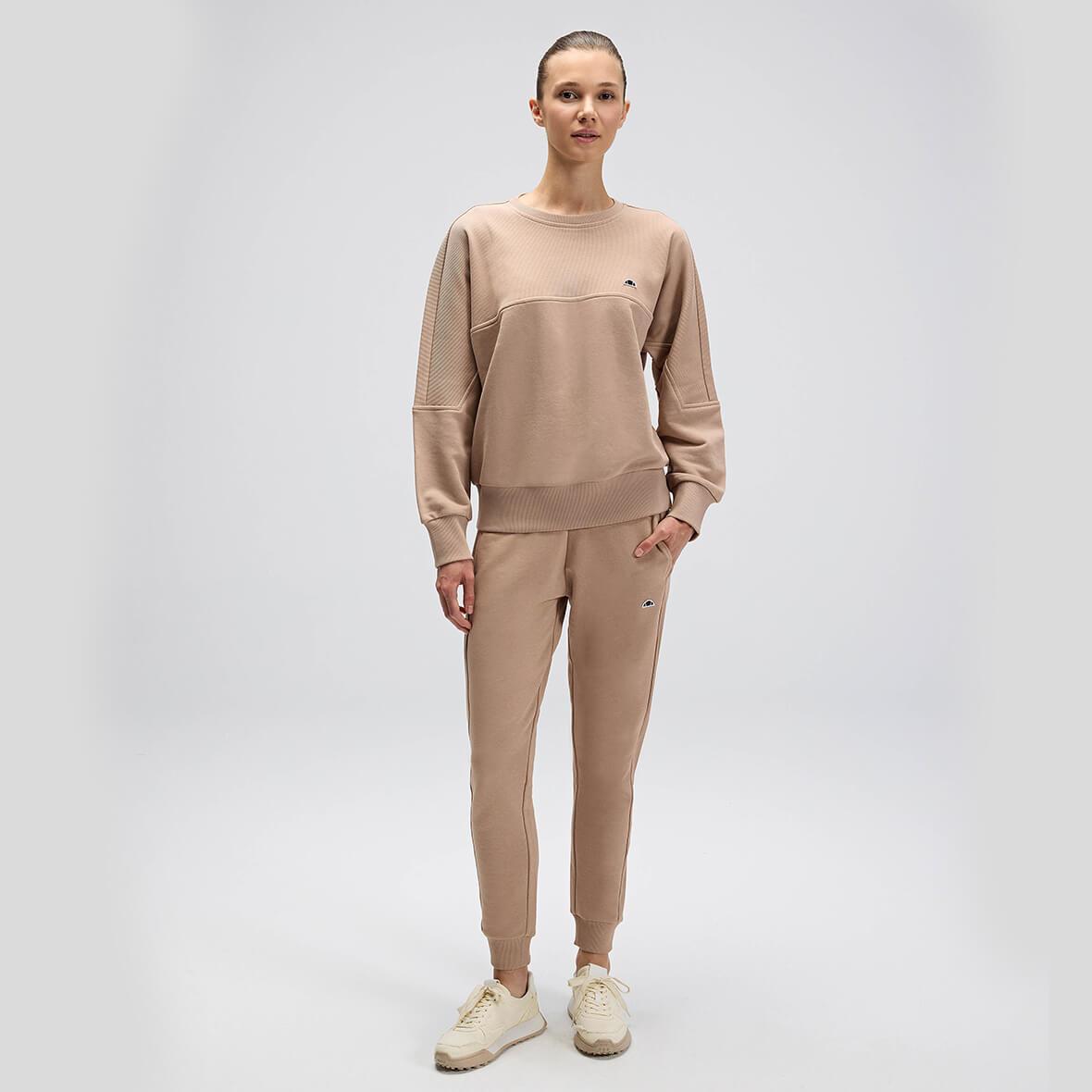 Ellesse EF567-BG Kadın Sweatshirt - Bej