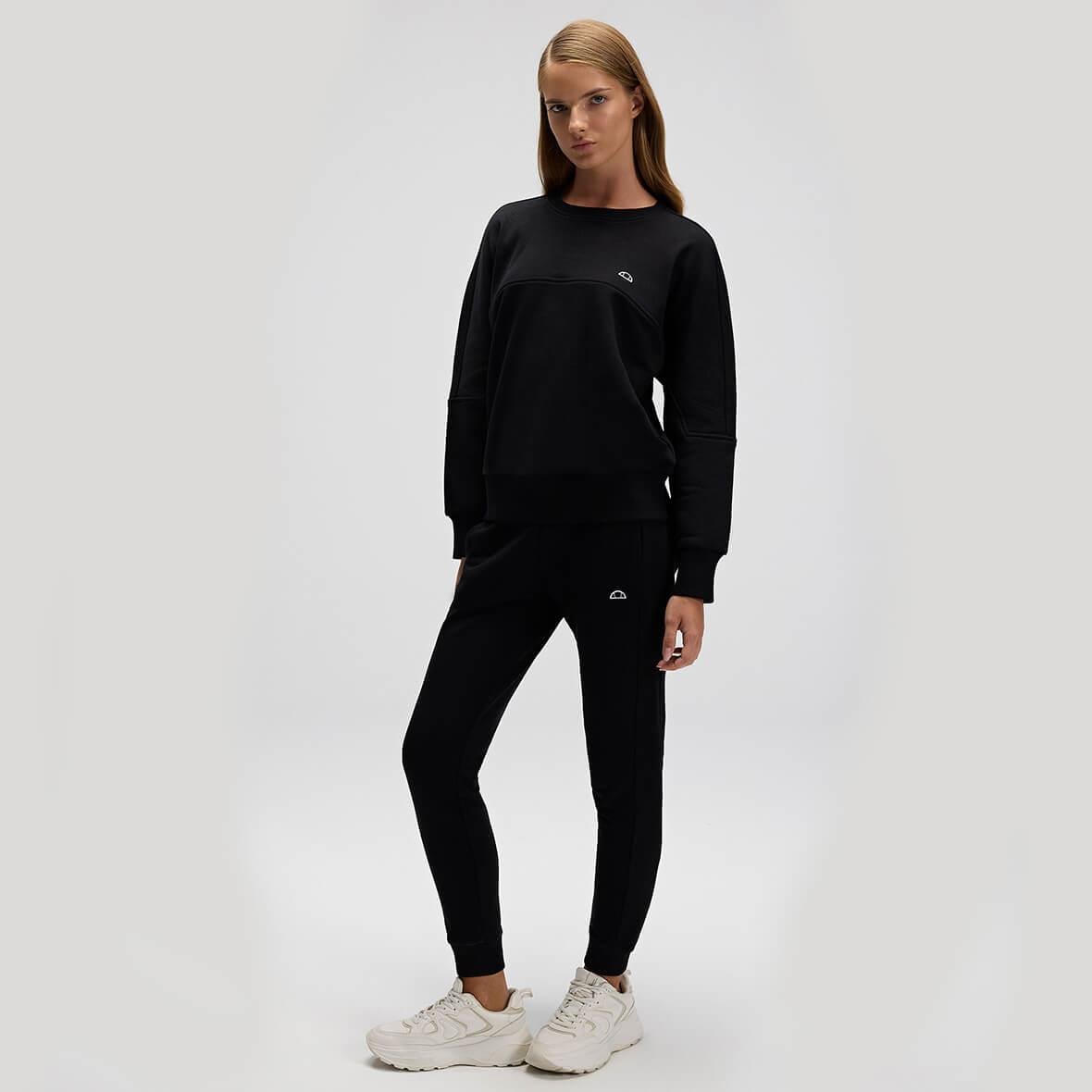 Ellesse EF567-BK Kadın Sweatshirt - Siyah