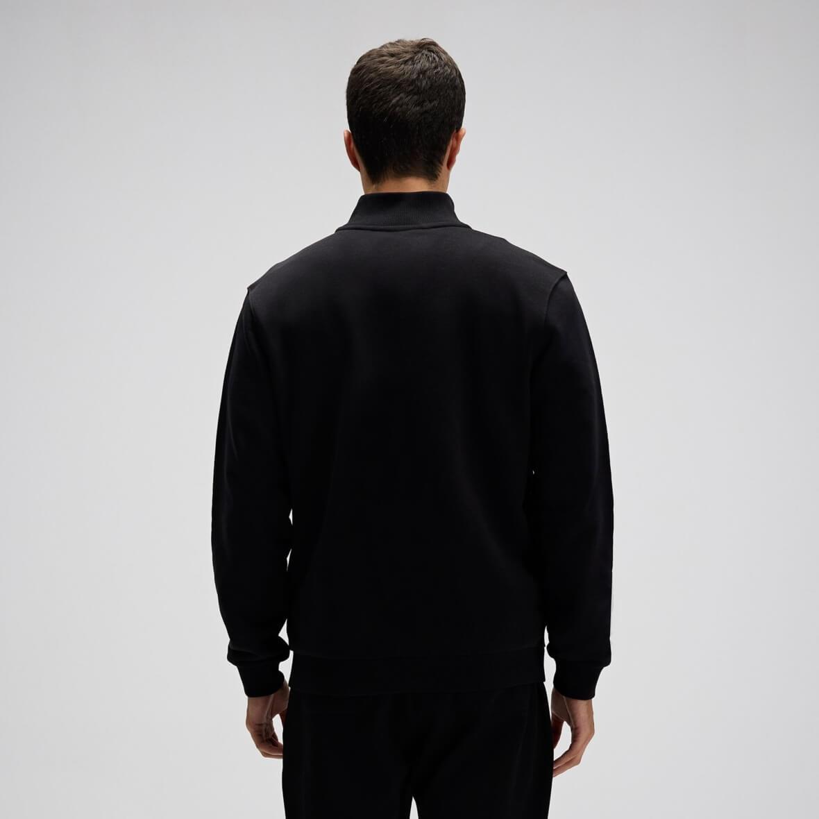 Ellesse EF580-BK Yarım Fermuarlı Erkek Sweatshirt - Siyah