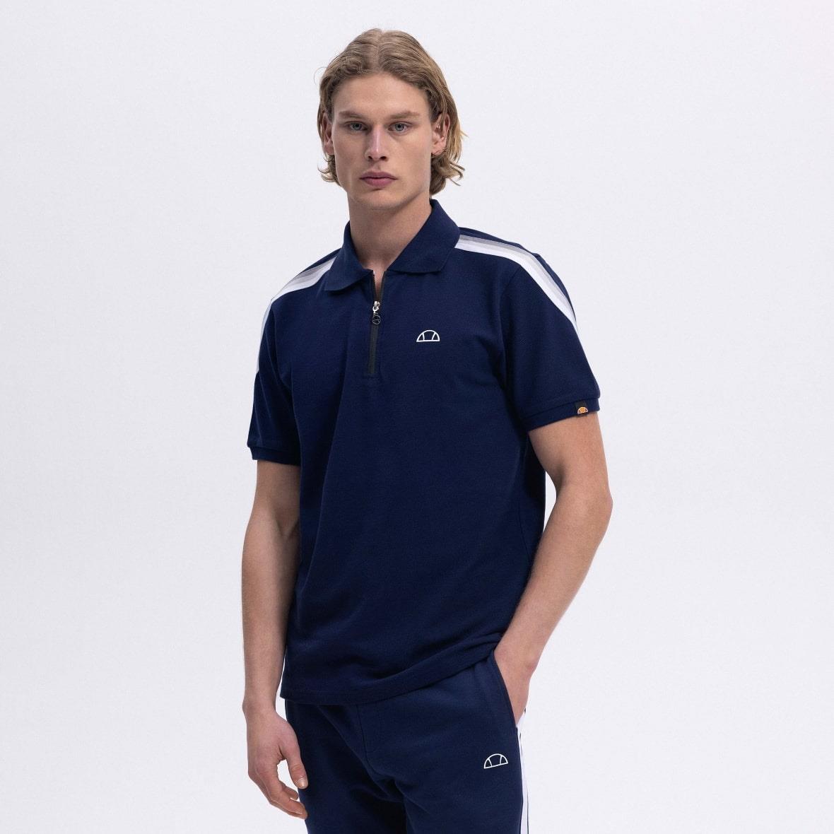 Ellesse EM169-1-NV Polo Yaka Erkek T-Shirt - Lacivert