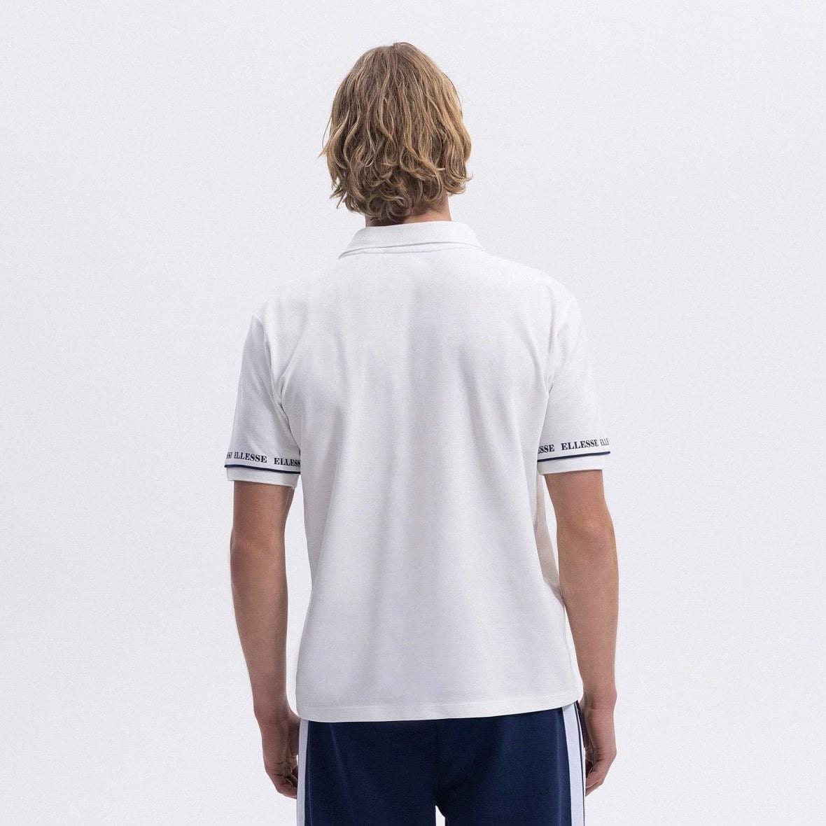 Ellesse EM375-OF Polo Yaka Erkek T-Shirt - Kırık Beyaz