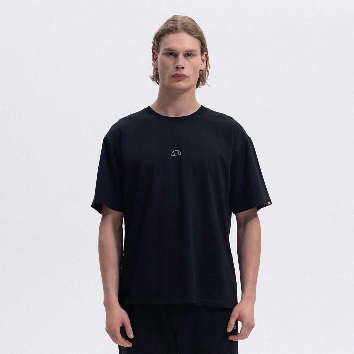 Ellesse EM376-BK Oversize Tee Erkek T-Shirt - Siyah