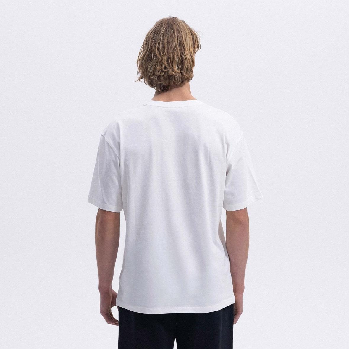 Ellesse EM376-OF Oversize Tee Erkek T-Shirt - Beyaz