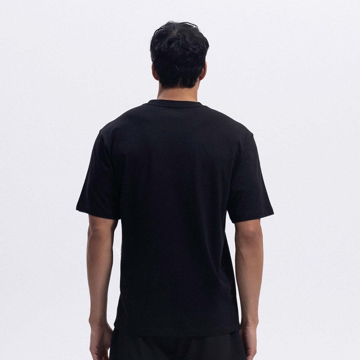 Ellesse EM391-BK Bisiklet Yaka Erkek T-Shirt - Siyah