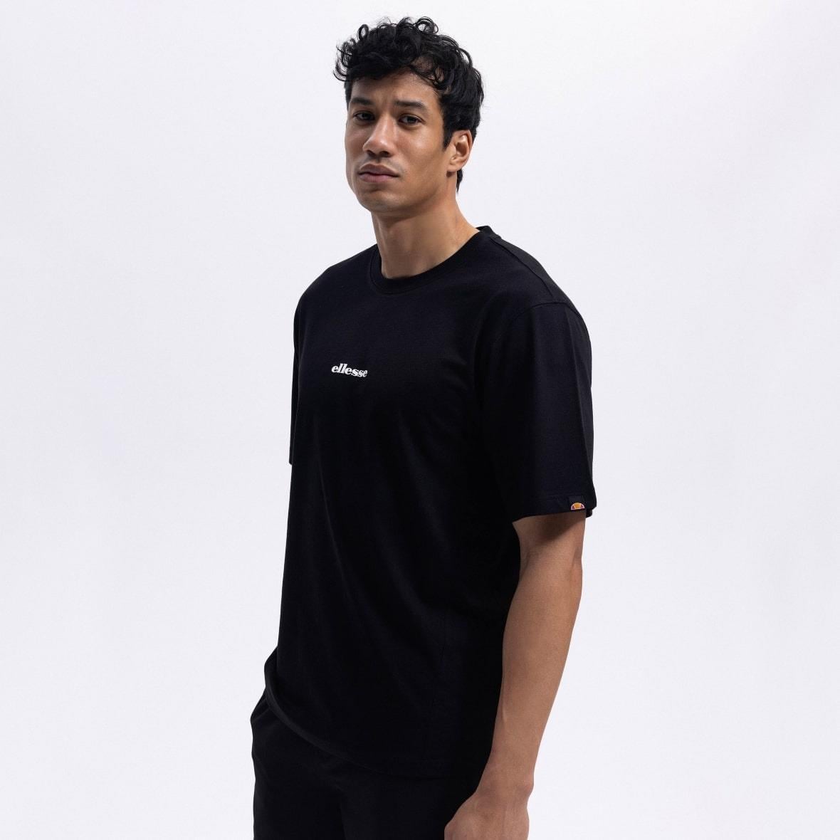 Ellesse EM391-BK Bisiklet Yaka Erkek T-Shirt - Siyah