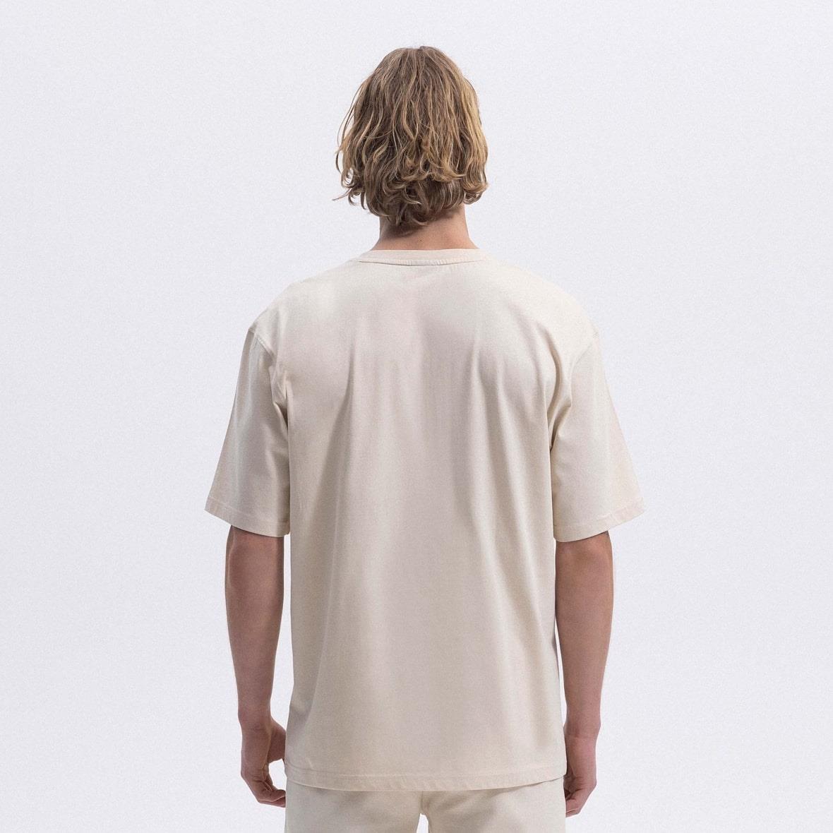 Ellesse EM391-ECR Bisiklet Yaka Erkek T-Shirt - Bej