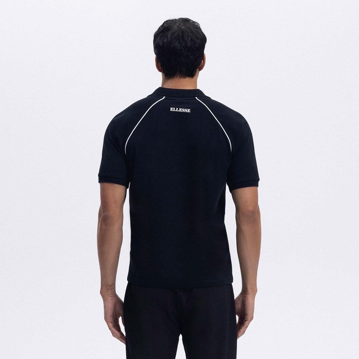 Ellesse EM407-BK Polo Yaka Erkek T-Shirt - Siyah
