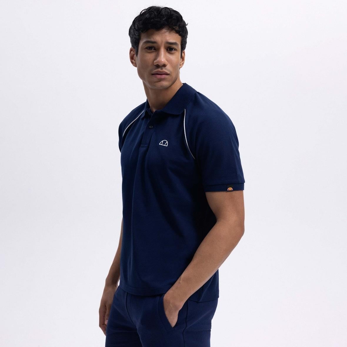 Ellesse EM407-NV Polo Yaka Erkek T-Shirt - Lacivert