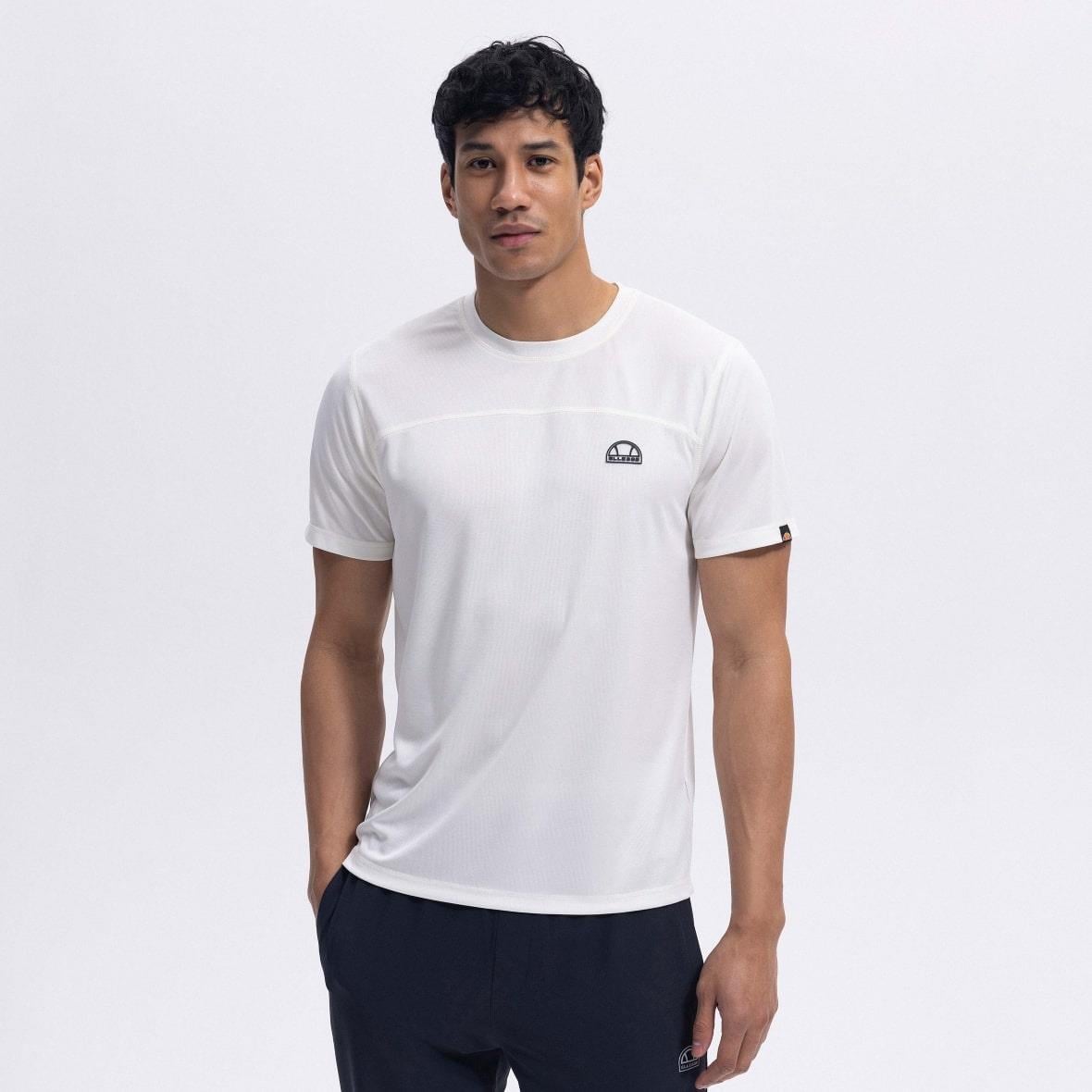 Ellesse EM426-ECR Bisiklet Yaka Erkek T-Shirt - Ekru