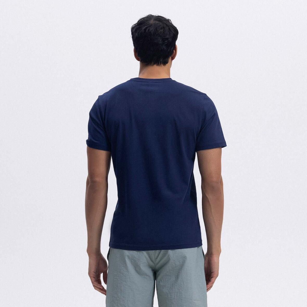 Ellesse EM453-NV Bisiklet Yaka Erkek T-Shirt - Lacivert