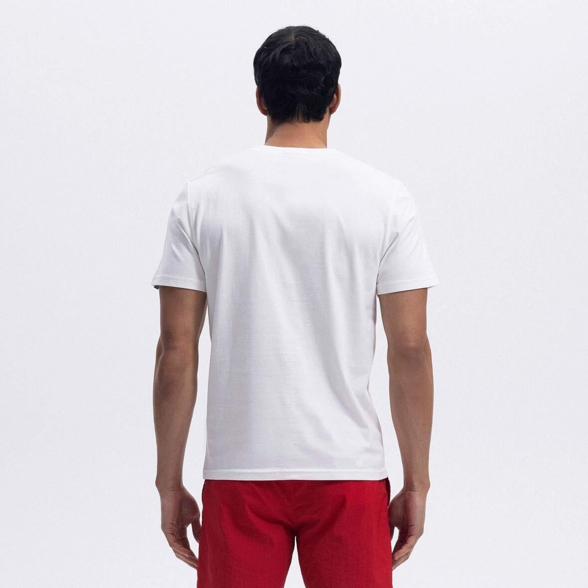 Ellesse EM453-OF Bisiklet Yaka Erkek T-Shirt - Beyaz