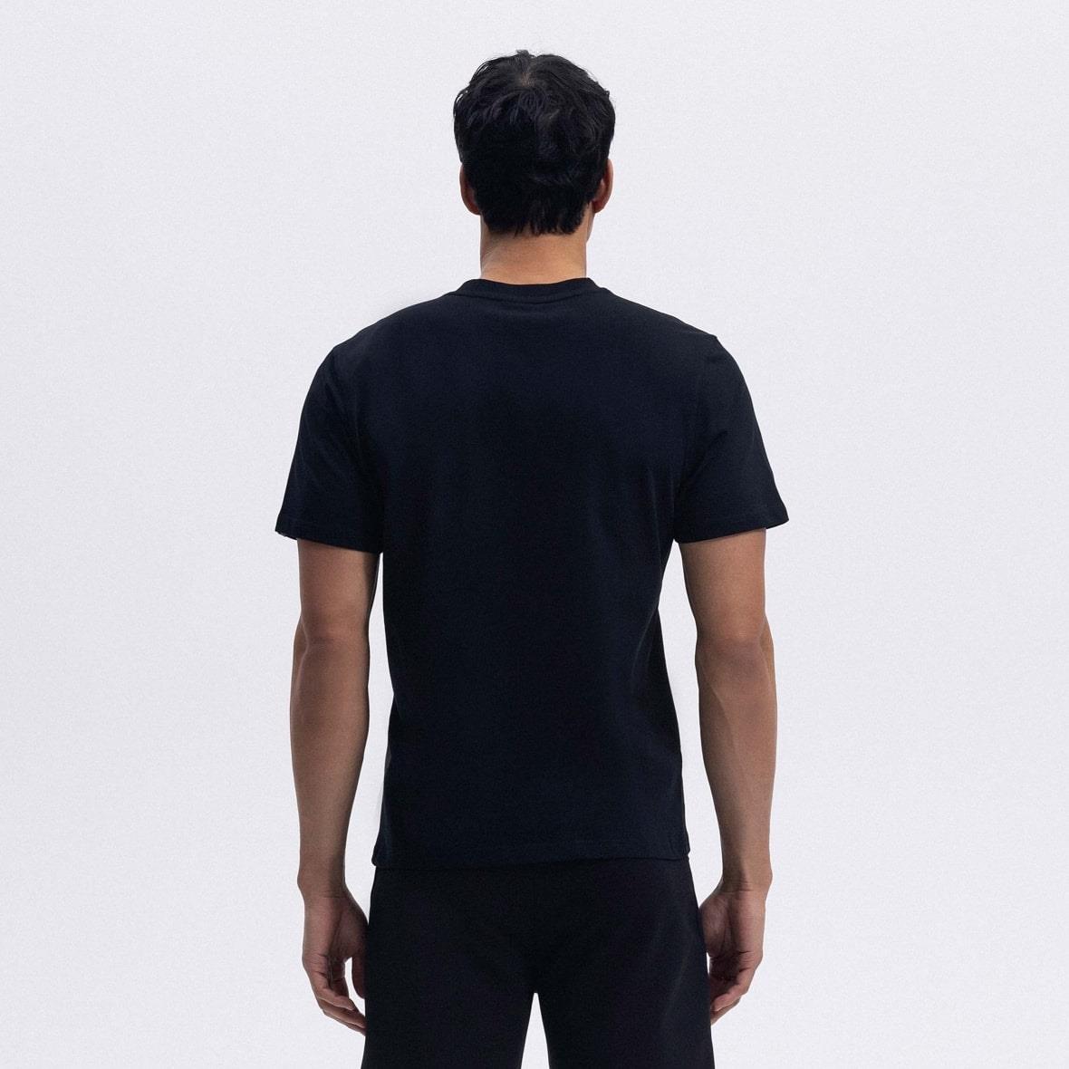 Ellesse EM459-BK Bisiklet Yaka Erkek T-Shirt - Siyah