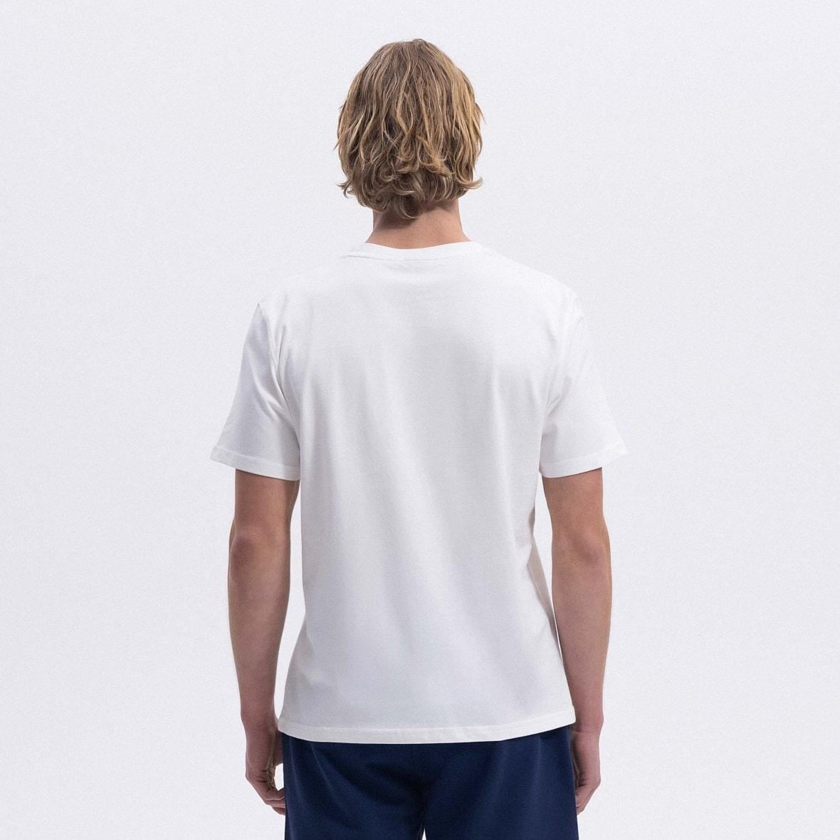 Ellesse EM459-OF Bisiklet Yaka Erkek T-Shirt - Kırık Beyaz