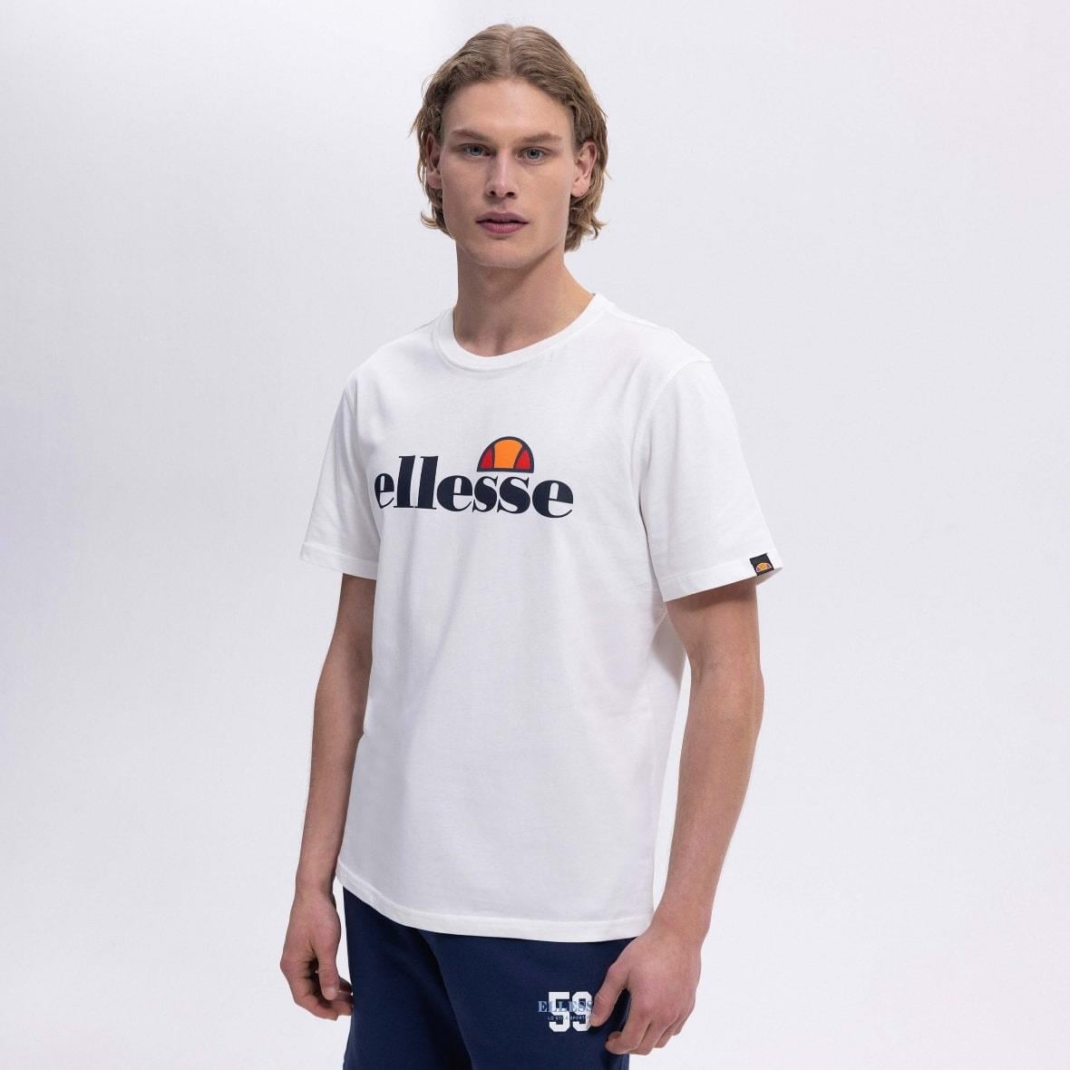 Ellesse EM459-OF Bisiklet Yaka Erkek T-Shirt - Kırık Beyaz