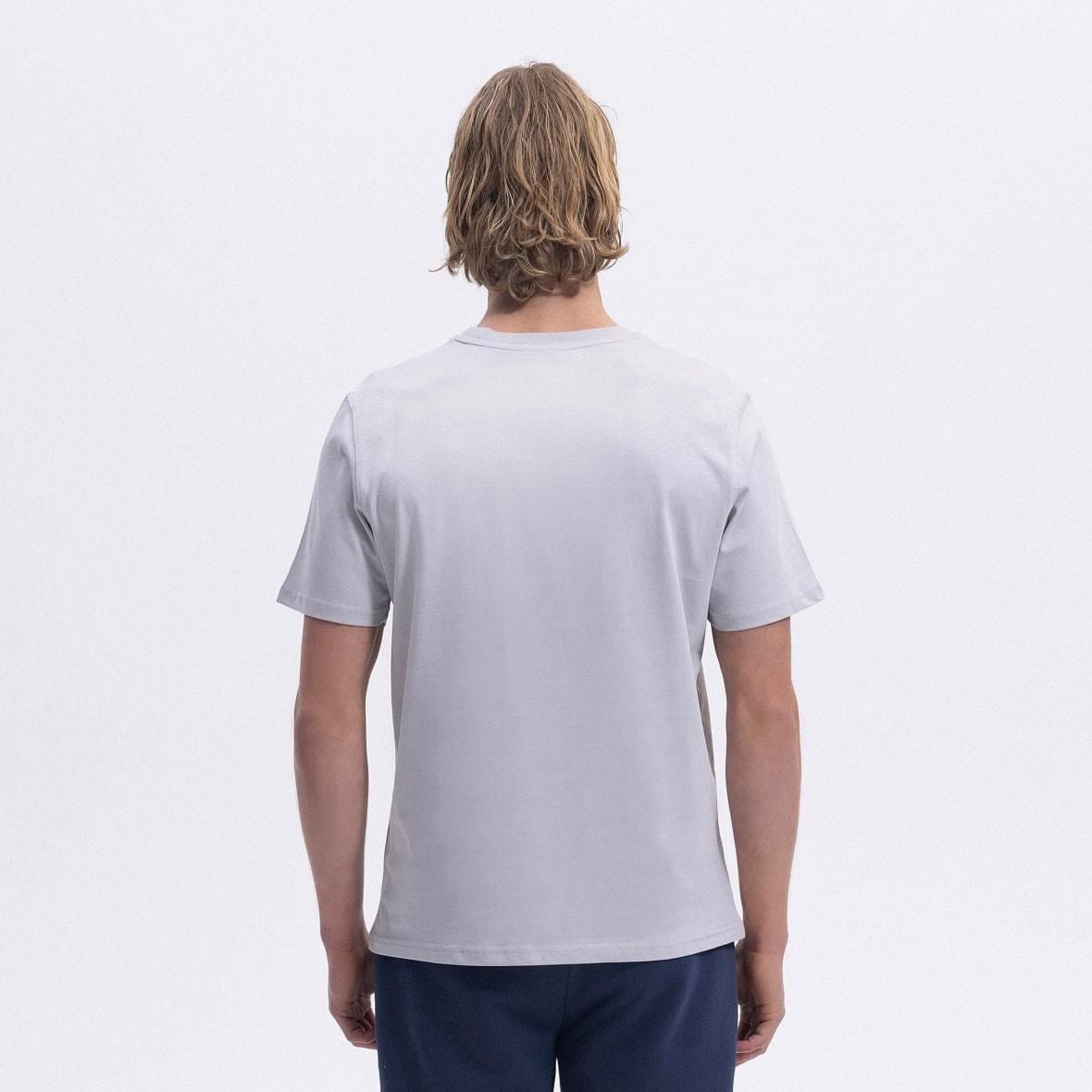 Ellesse EM459-SGR Bisiklet Yaka Erkek T-Shirt - Gri