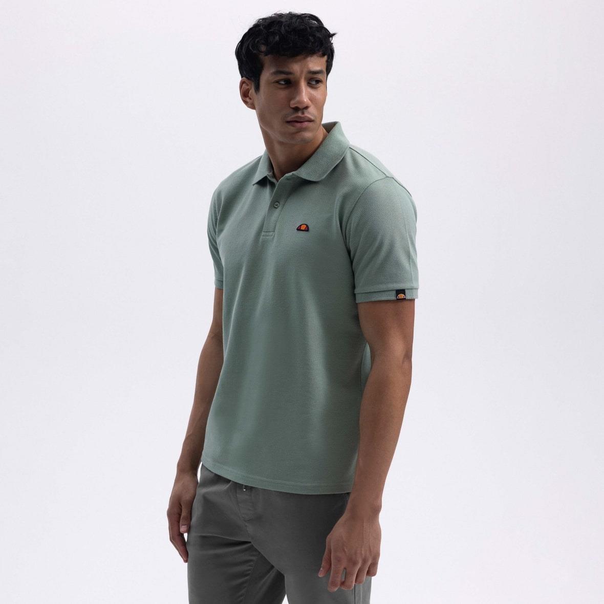 Ellesse EM460-MNT Polo Yaka Erkek T-Shirt - Yosun