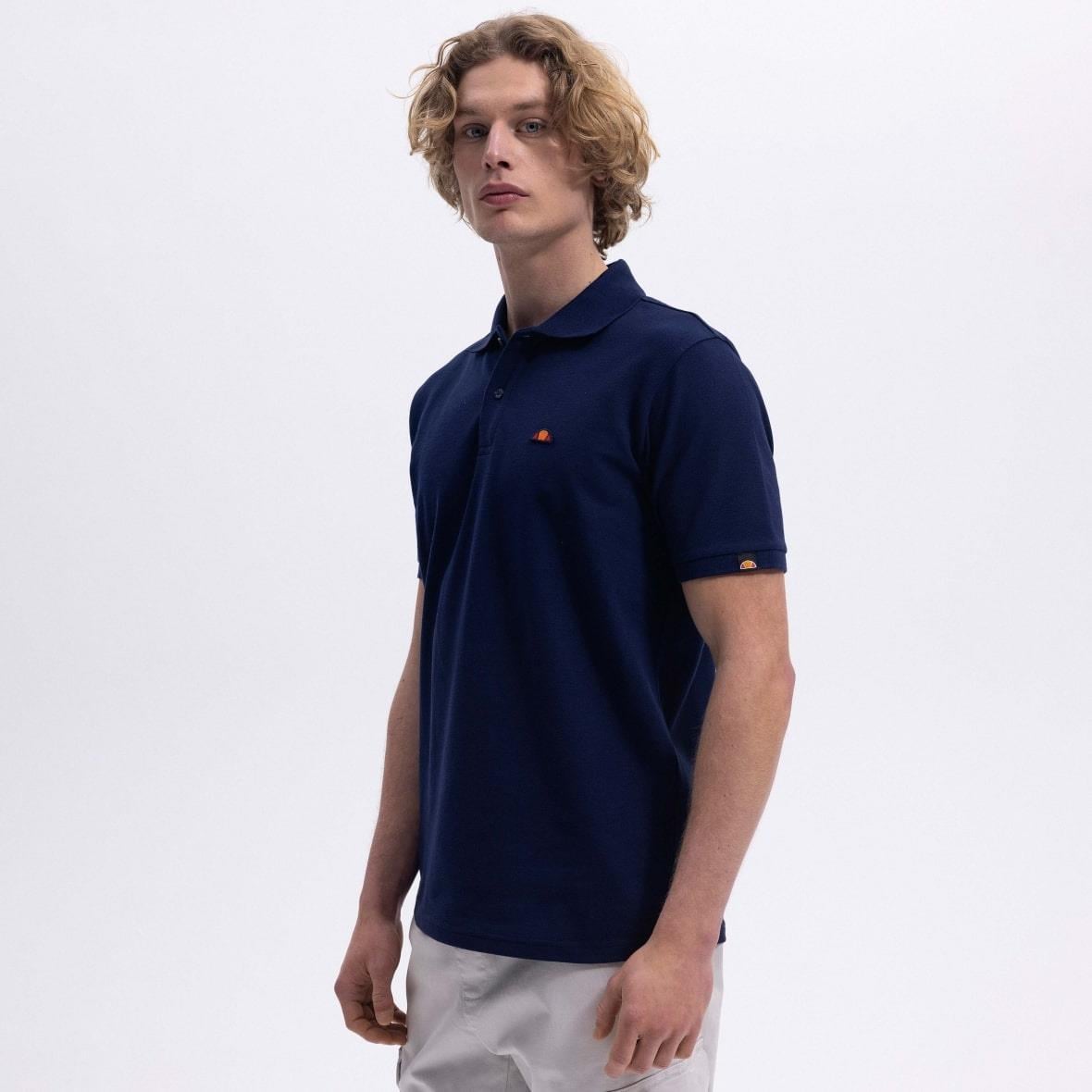 Ellesse EM460-NV Polo Yaka Erkek T-Shirt - Lacivert