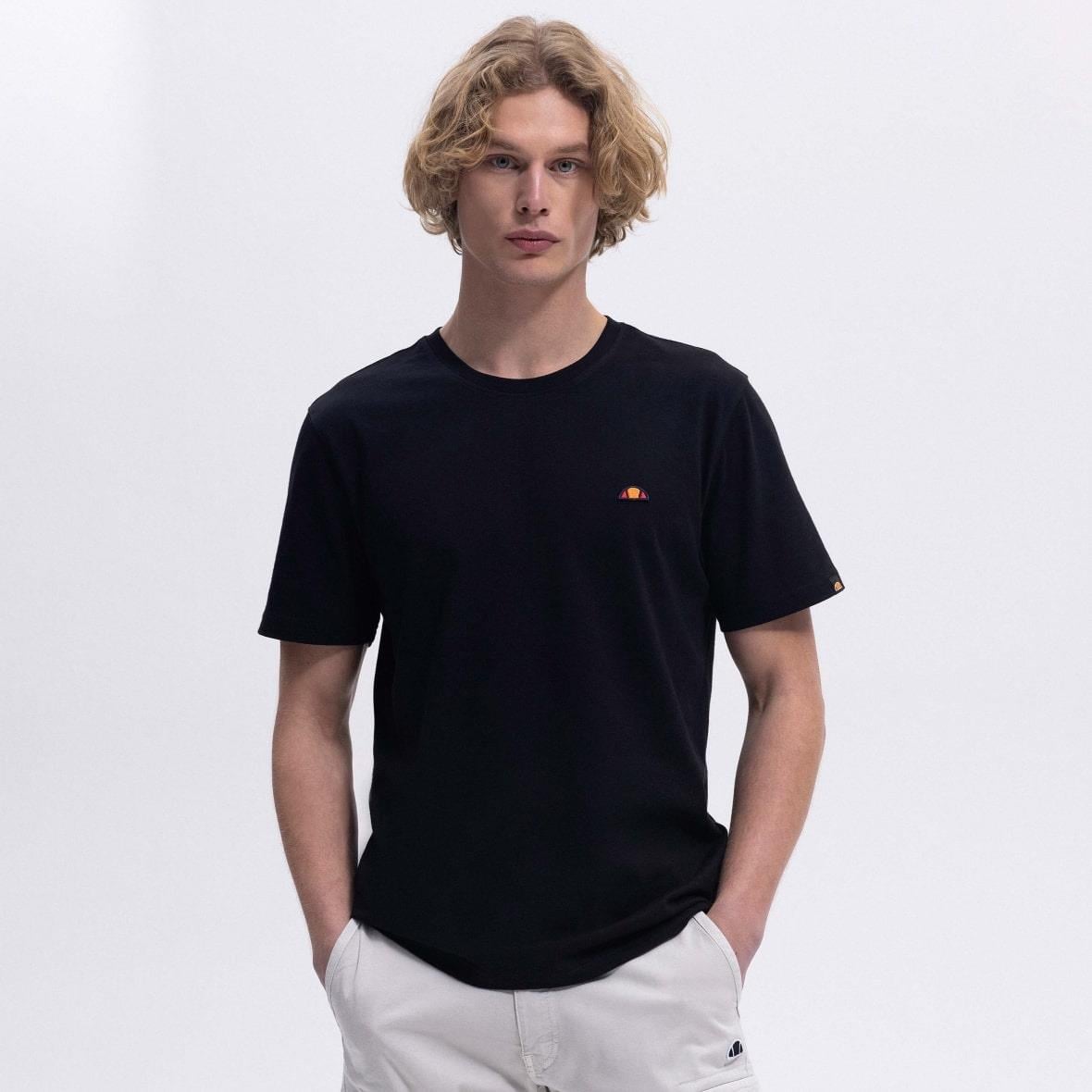 Ellesse EM461-BK Bisiklet Yaka Erkek T-Shirt - Siyah