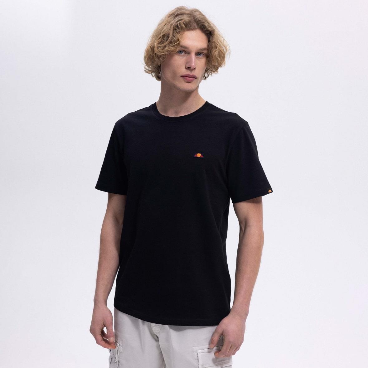 Ellesse EM461-BK Bisiklet Yaka Erkek T-Shirt - Siyah