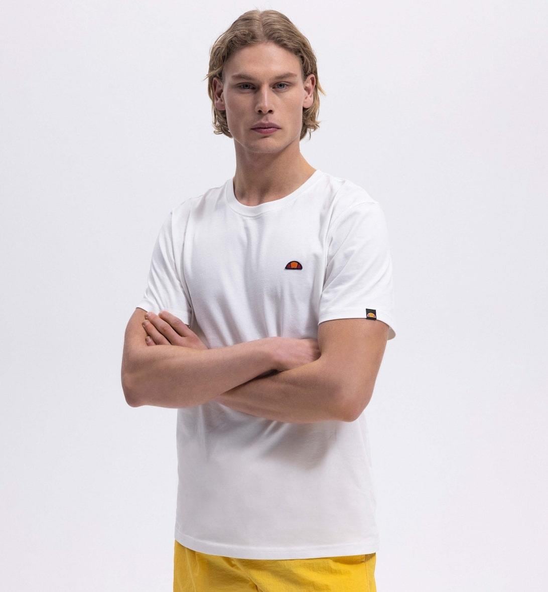 Ellesse EM461-OF Bisiklet Yaka Erkek T-Shirt - Kırık Beyaz