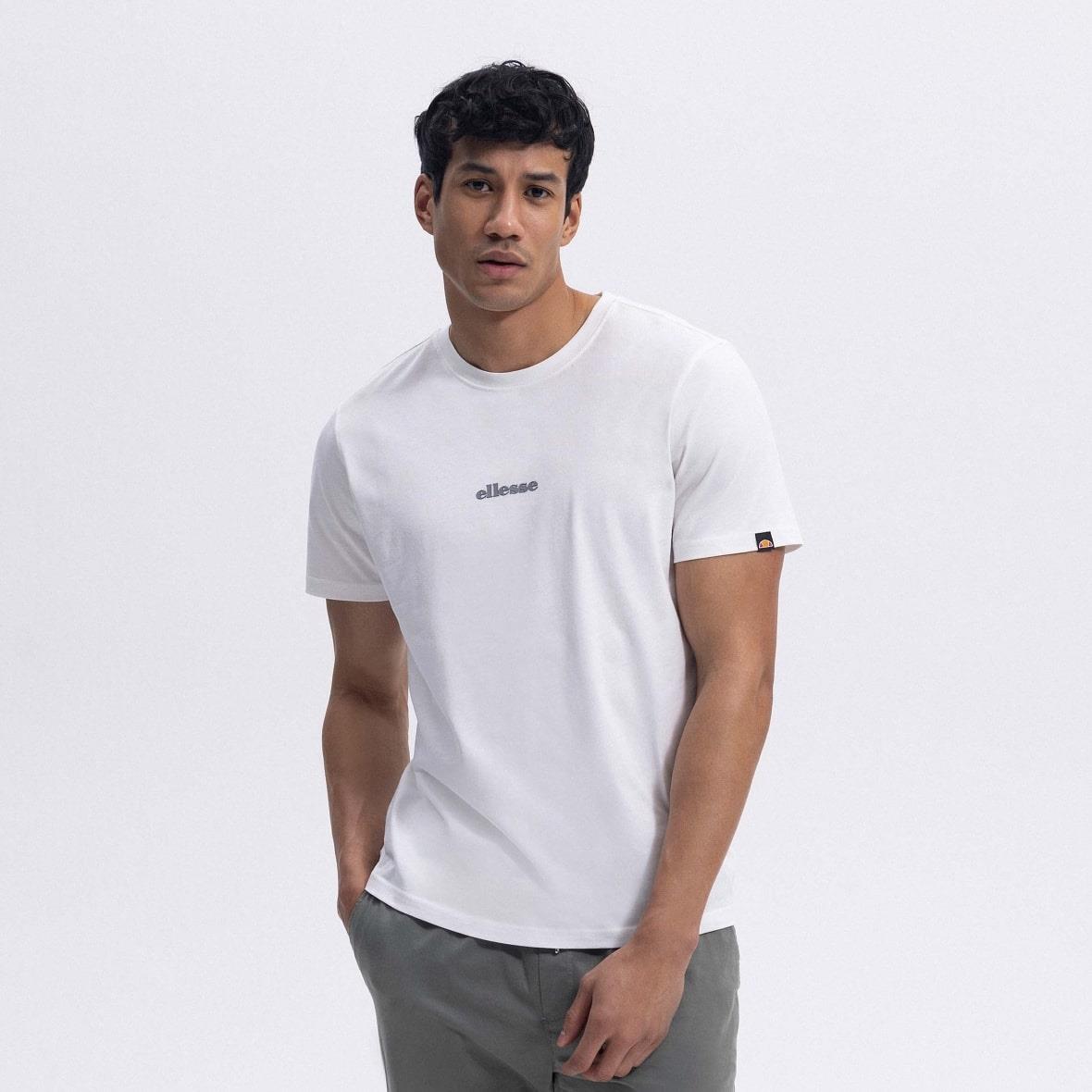 Ellesse EM462-OF Bisiklet Yaka Erkek T-Shirt - Kırık Beyaz