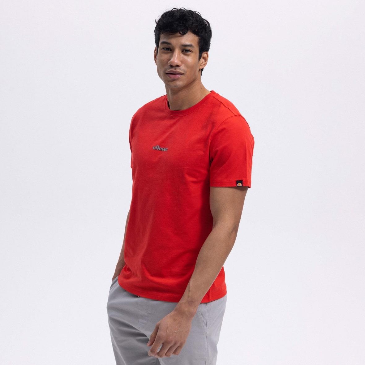 Ellesse EM462-RD Bisiklet Yaka Erkek T-Shirt - Kırmızı
