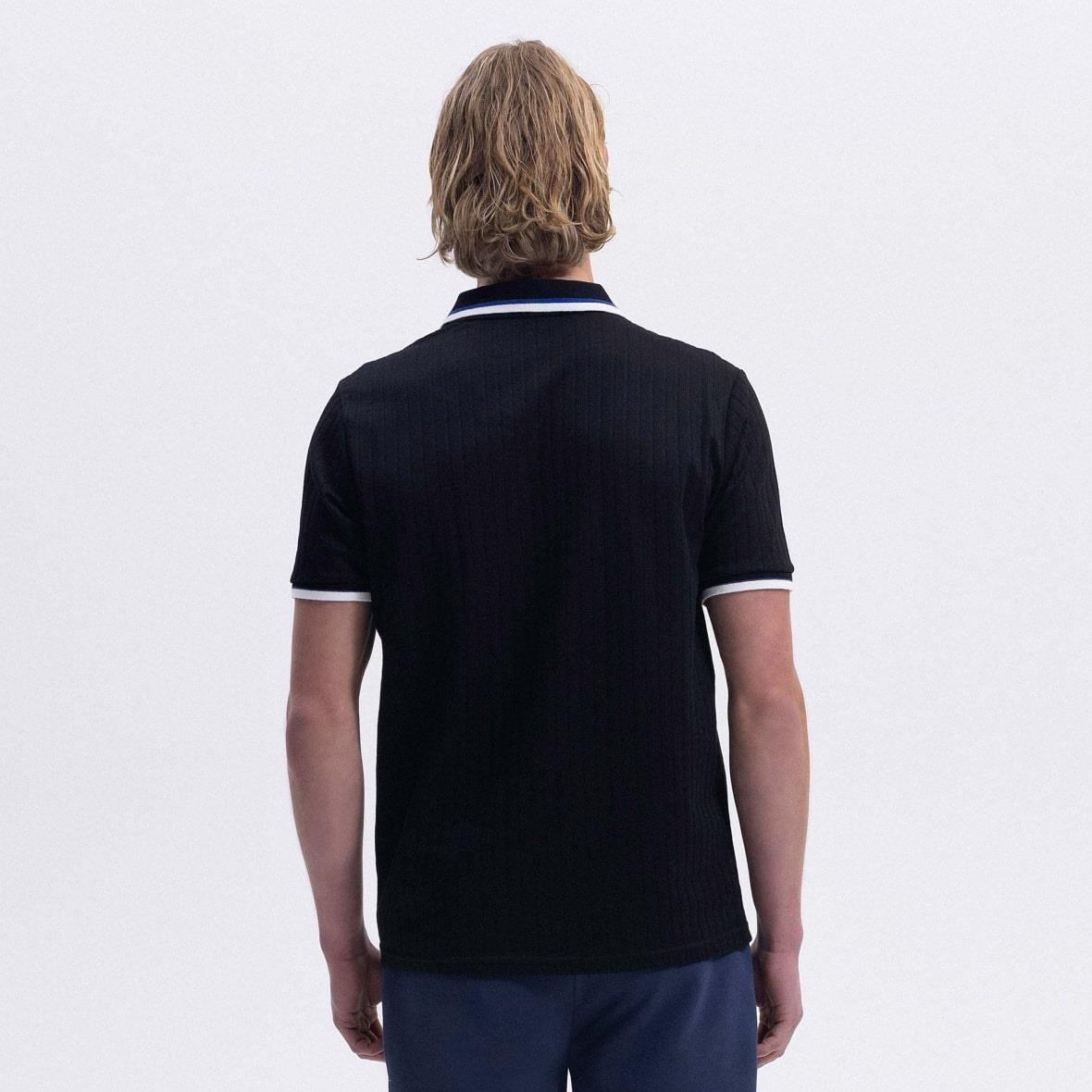 Ellesse EM491-BK Polo Yaka Erkek T-Shirt - Siyah