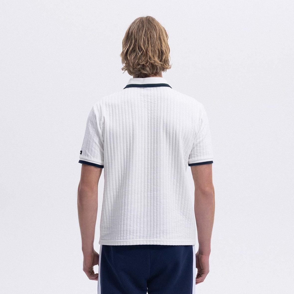Ellesse EM491-OF Polo Yaka Erkek T-Shirt - Kırık Beyaz