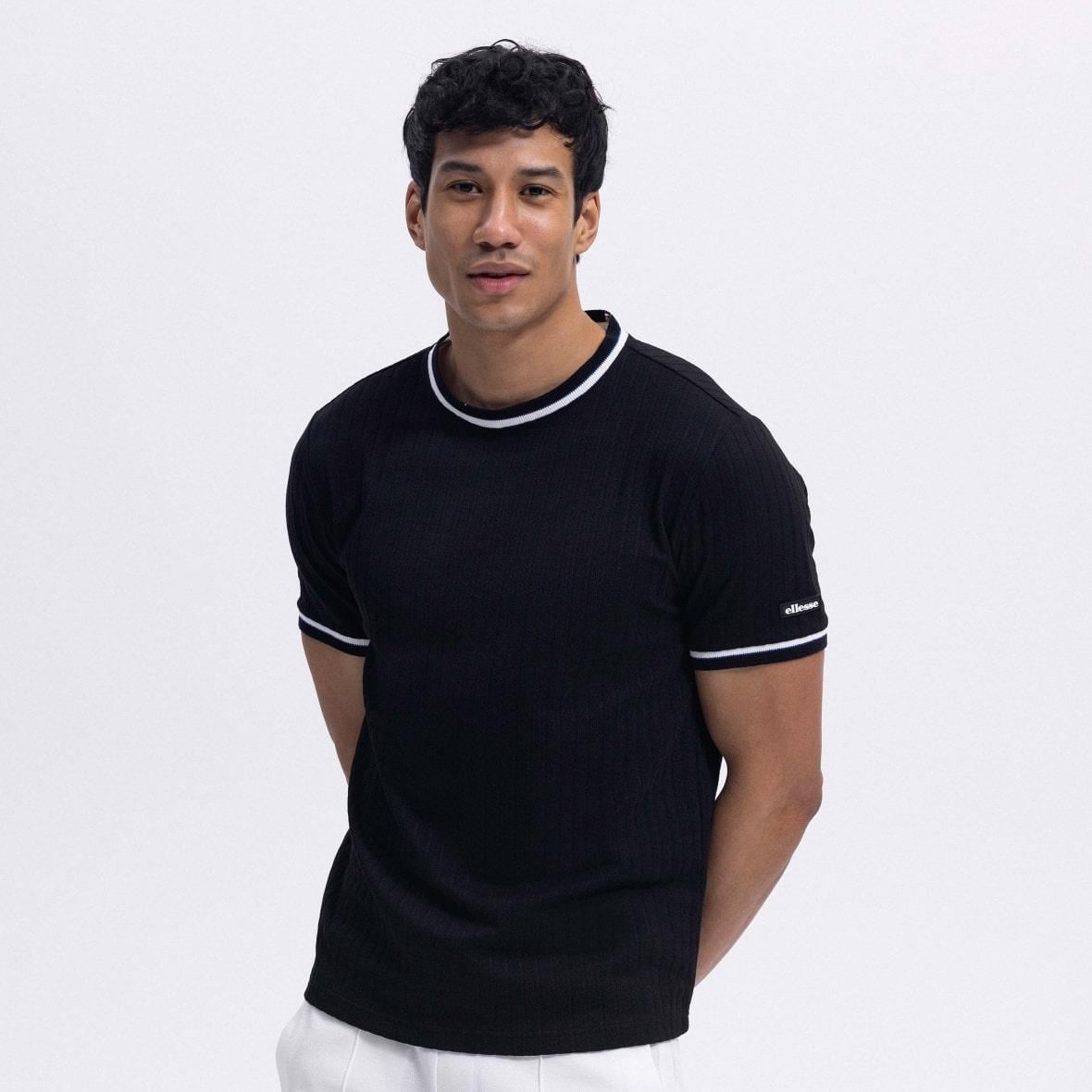 Ellesse EM492-BK Bisiklet Yaka Erkek T-Shirt - Siyah