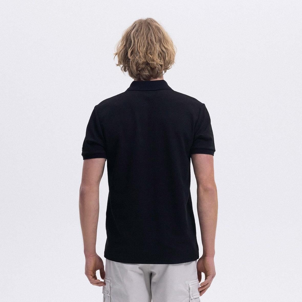 Ellesse EM493-BK Polo Yaka Erkek T-Shirt - Siyah
