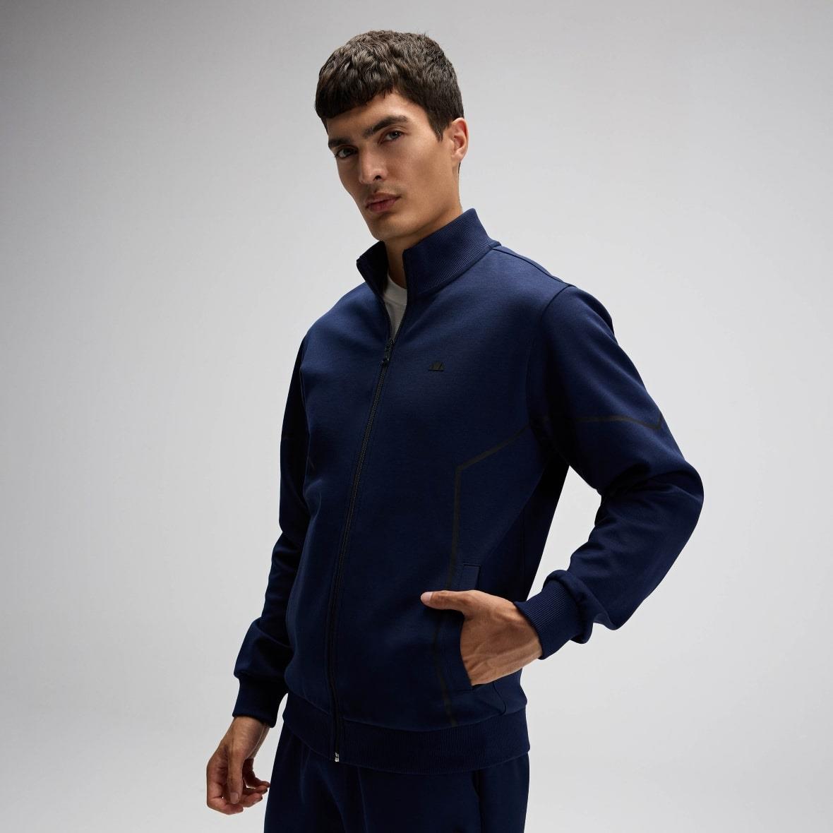 Ellesse EM545-NV Fermuarlı Erkek Sweatshirt - Lacivert