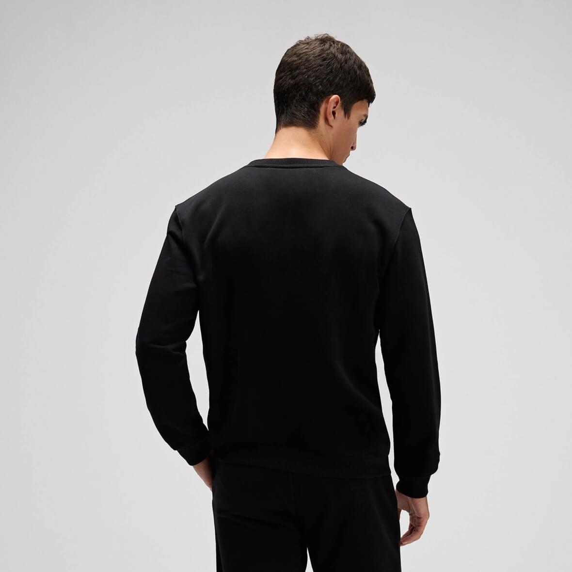 Ellesse EM556-BK Erkek Basic Sweatshirt - Siyah