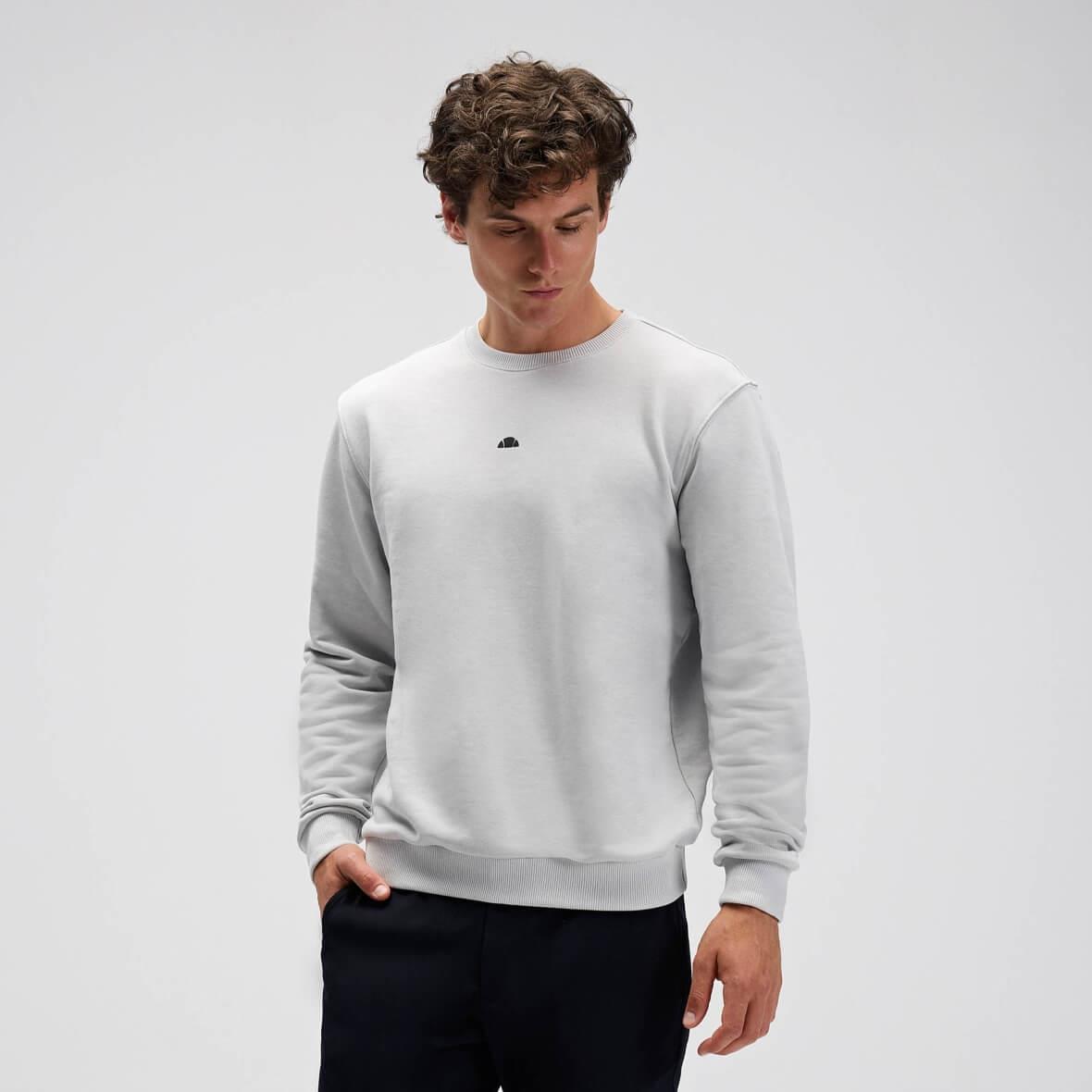 Ellesse EM556-GI Erkek Basic Sweatshirt - Gri