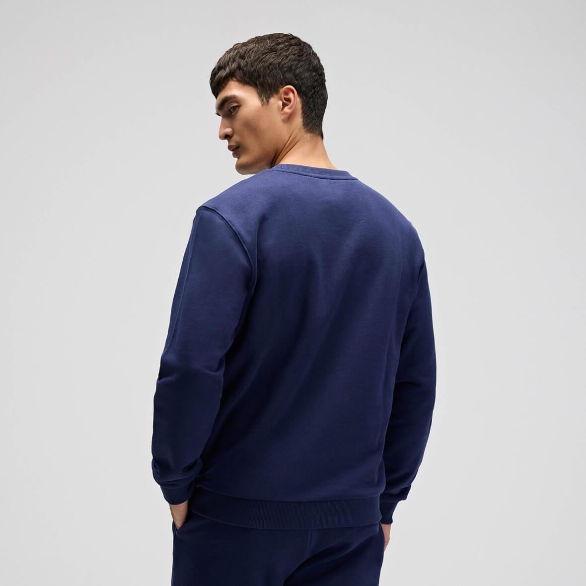 Ellesse EM556-NV Erkek Basic Sweatshirt - Lacivert