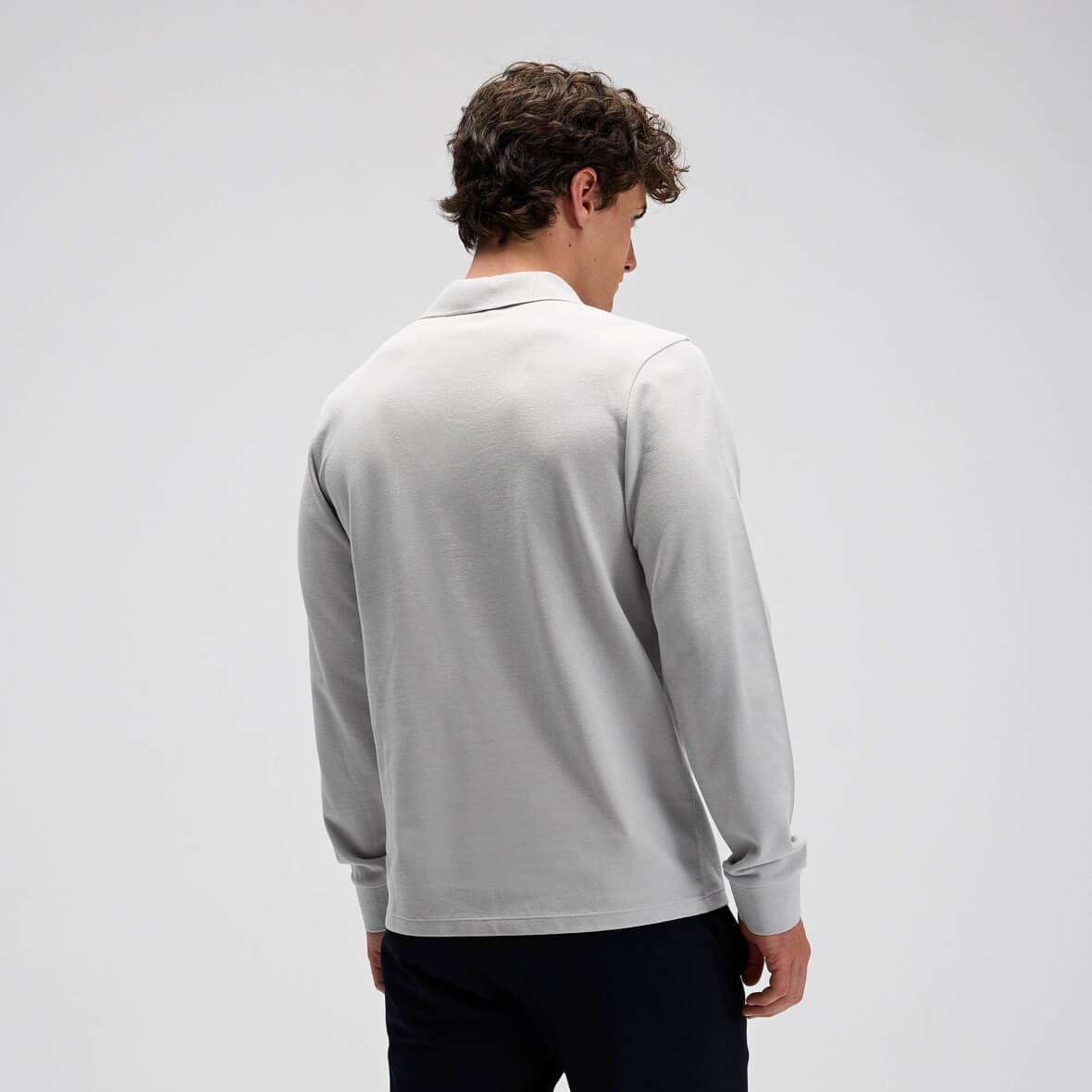 Ellesse EM582-GI Erkek Polo Yaka Sweatshirt - Gri