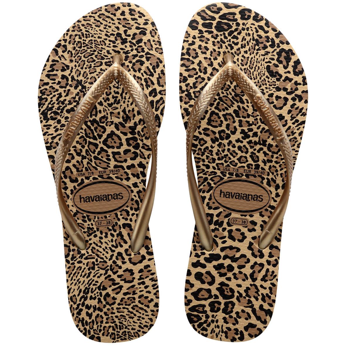 Havaianas Slim Animals Bayan Terlik - Leopar