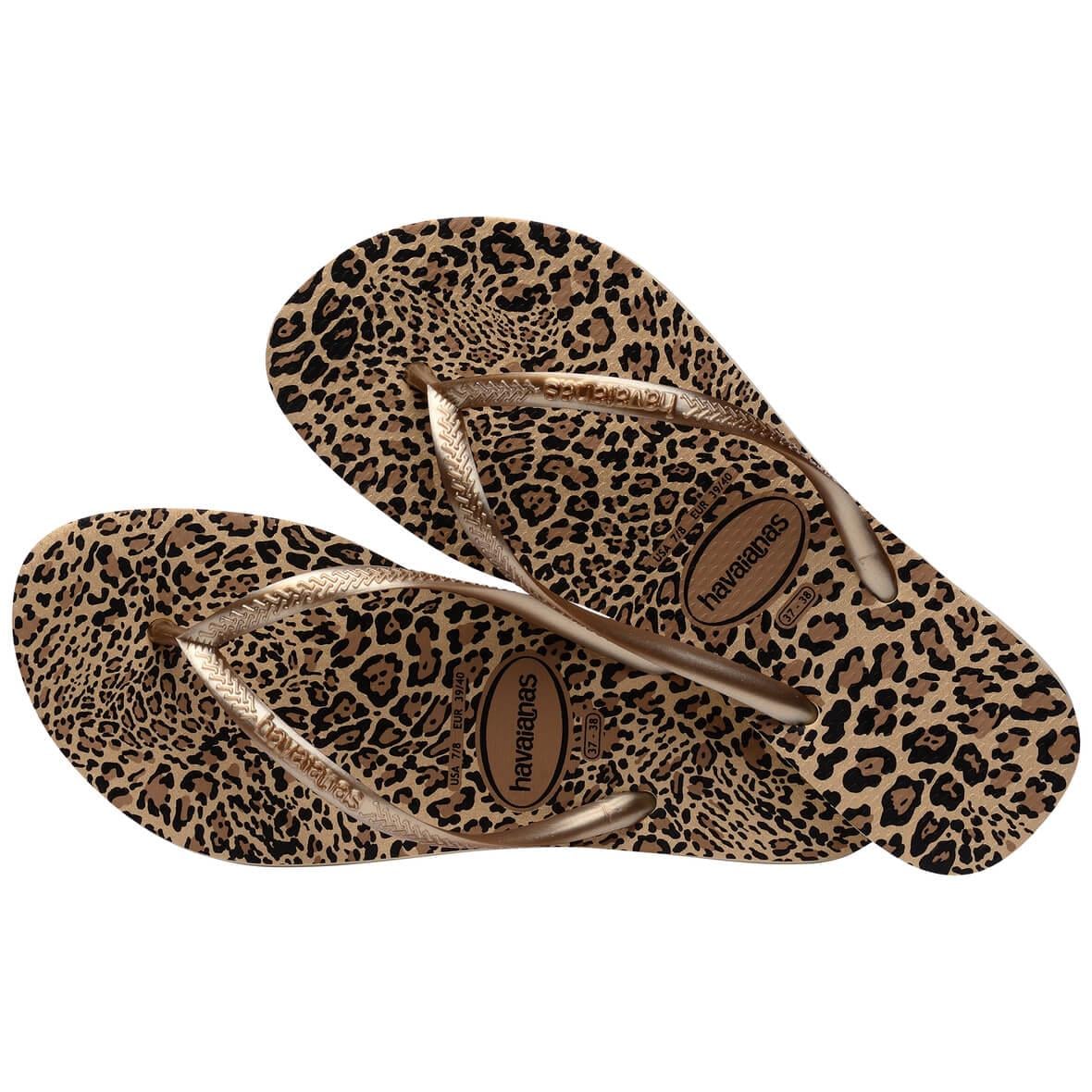 Havaianas Slim Animals Bayan Terlik - Leopar