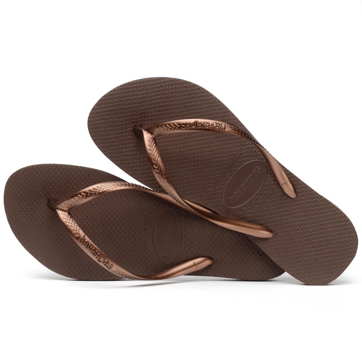 Havaianas Slim Bayan Terlik - Kahverengi