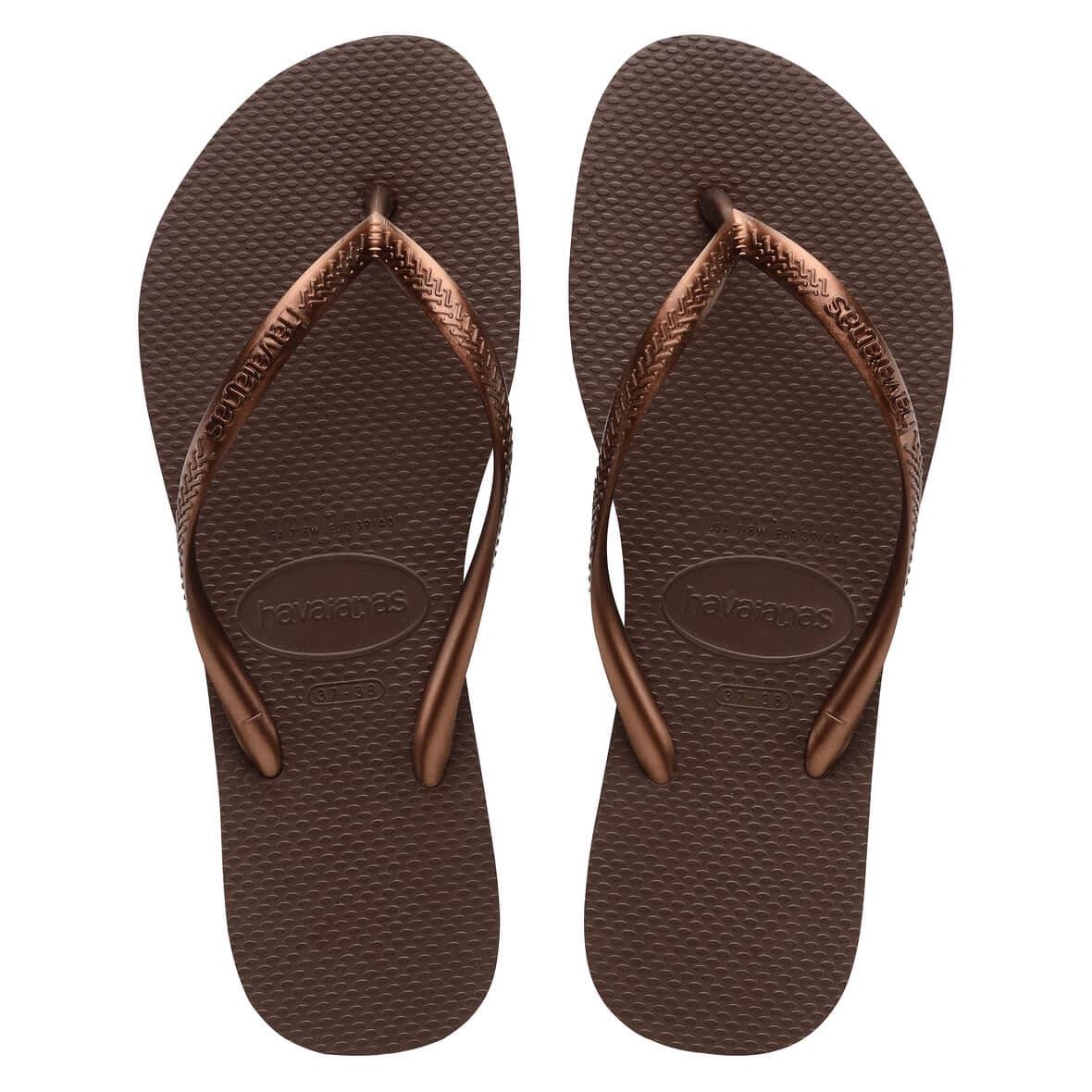 Havaianas Slim Bayan Terlik - Kahverengi
