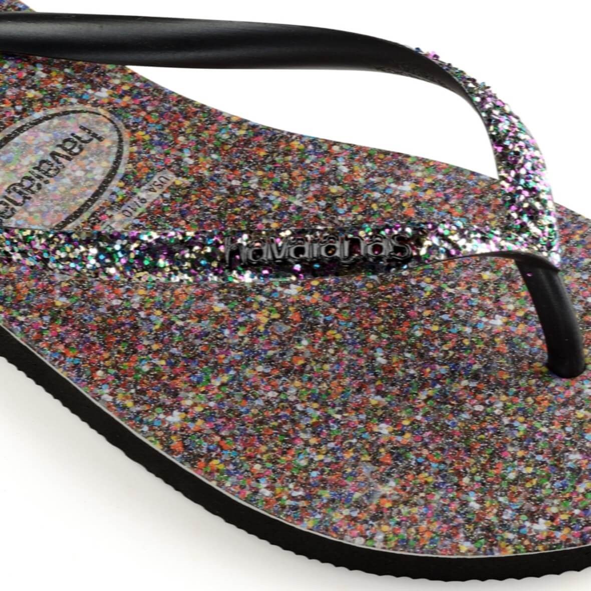 Havaianas Slim Carnaval Bayan Terlik - Siyah