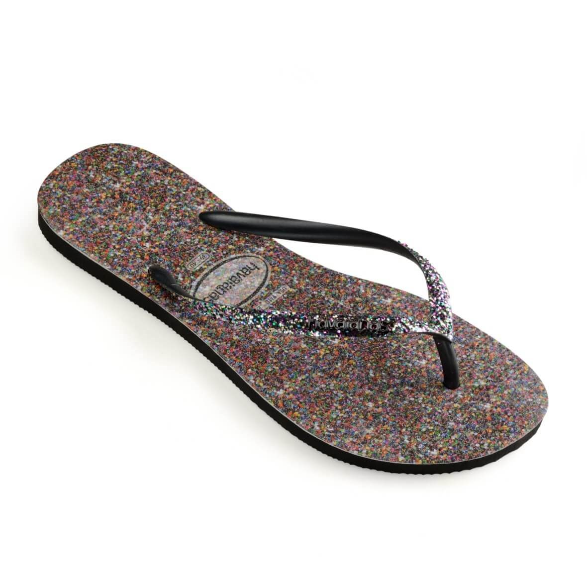 Havaianas Slim Carnaval Bayan Terlik - Siyah