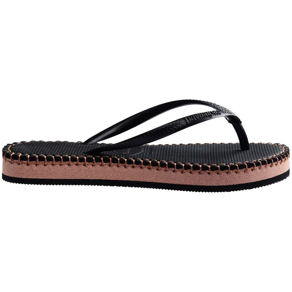 Havaianas Slim Flatform Loop Kadın Terlik - Siyah