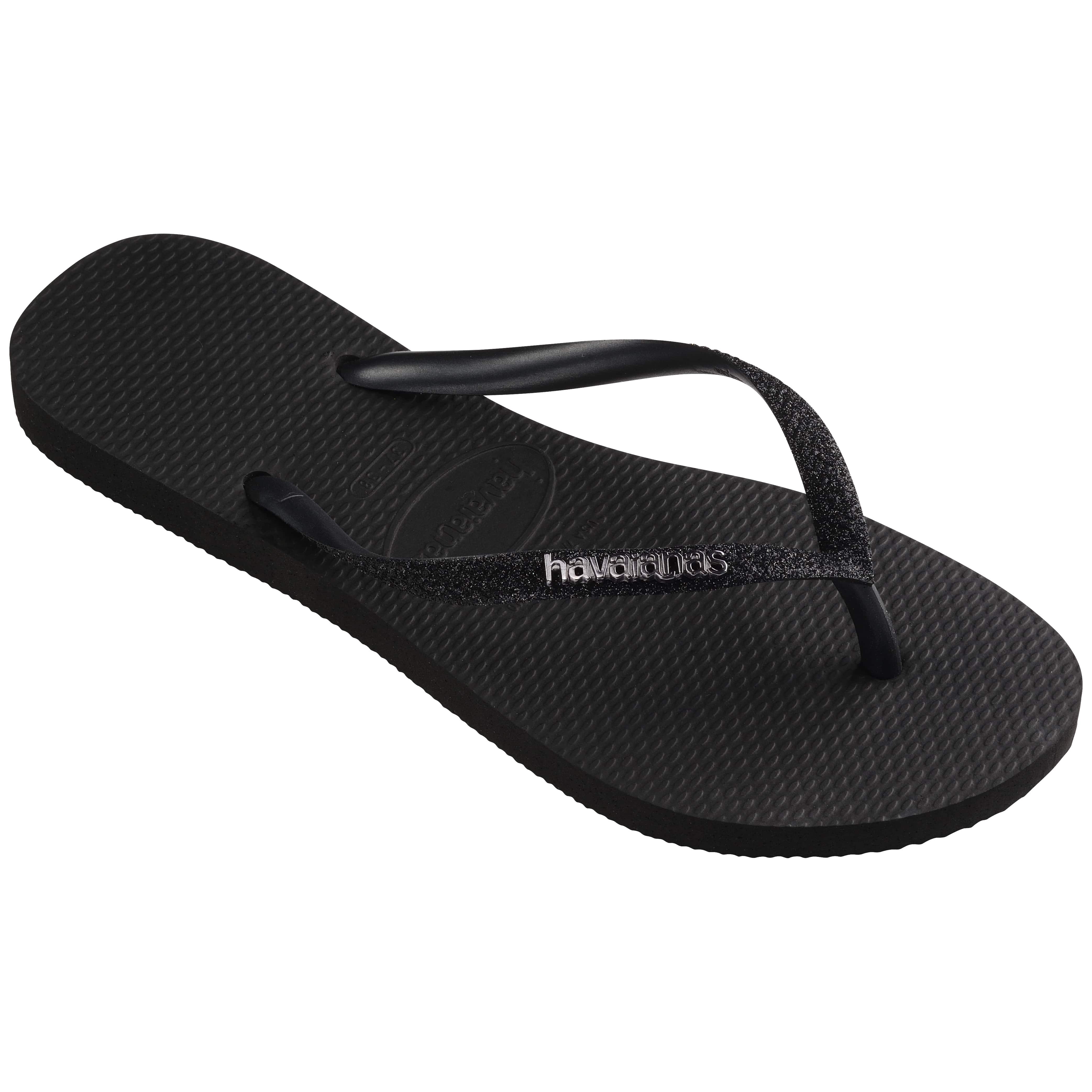Havaianas Slim Glitter II Bayan Terlik - Siyah
