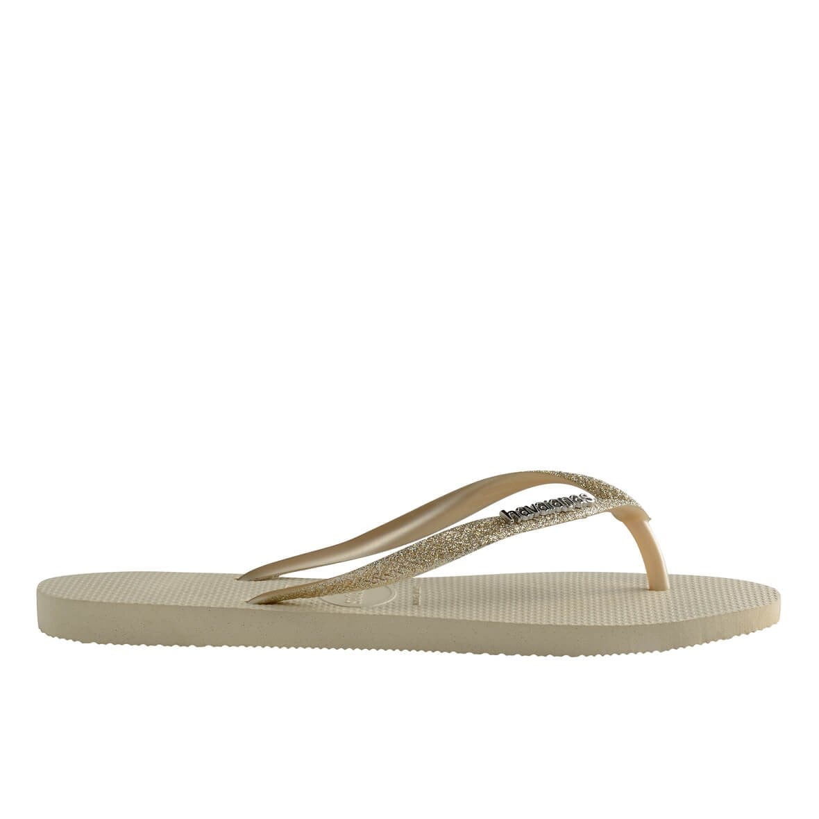 Havaianas Slim Glitter II Bayan Terlik - Beige (Bej)