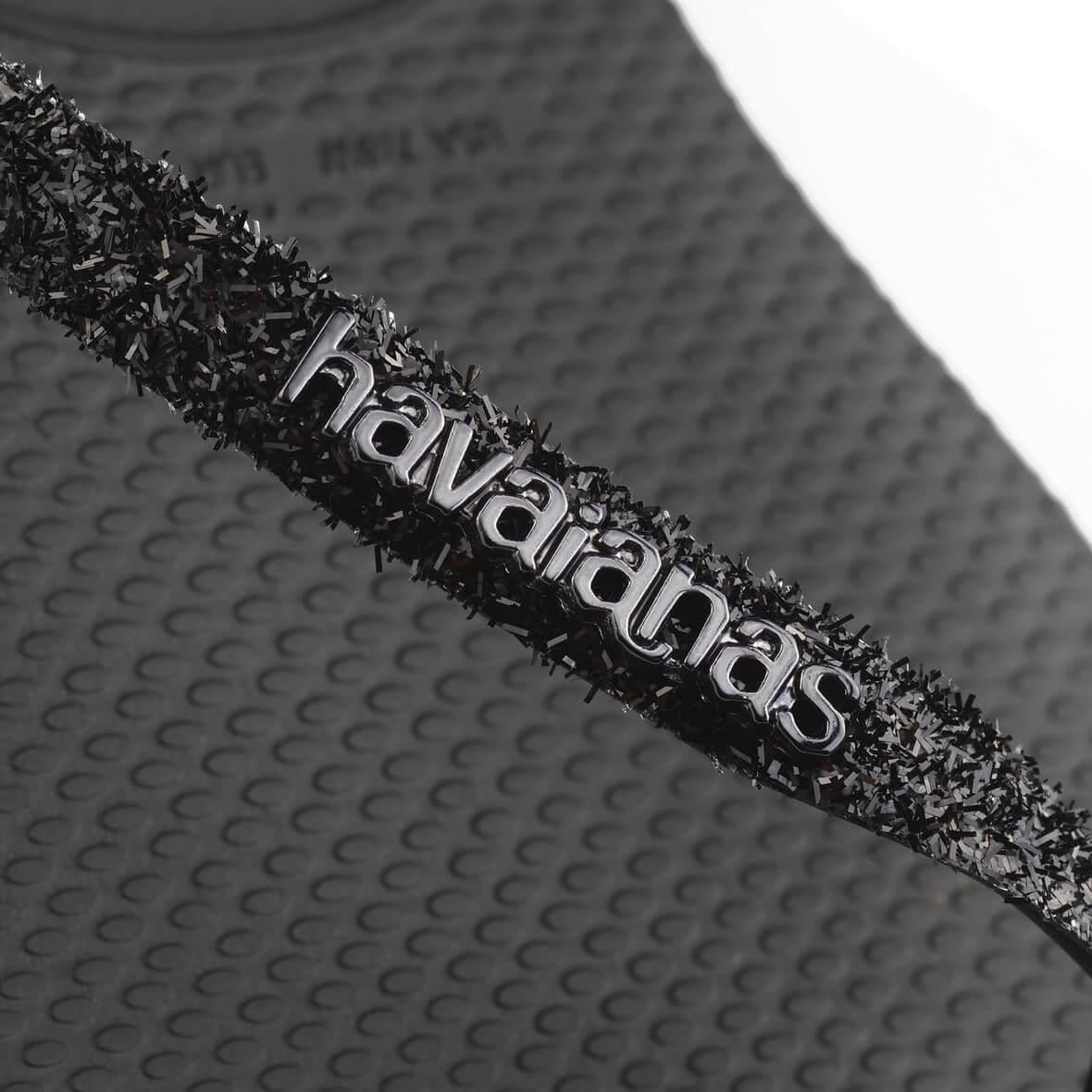 Havaianas Slim Glitter II Bayan Terlik - Siyah
