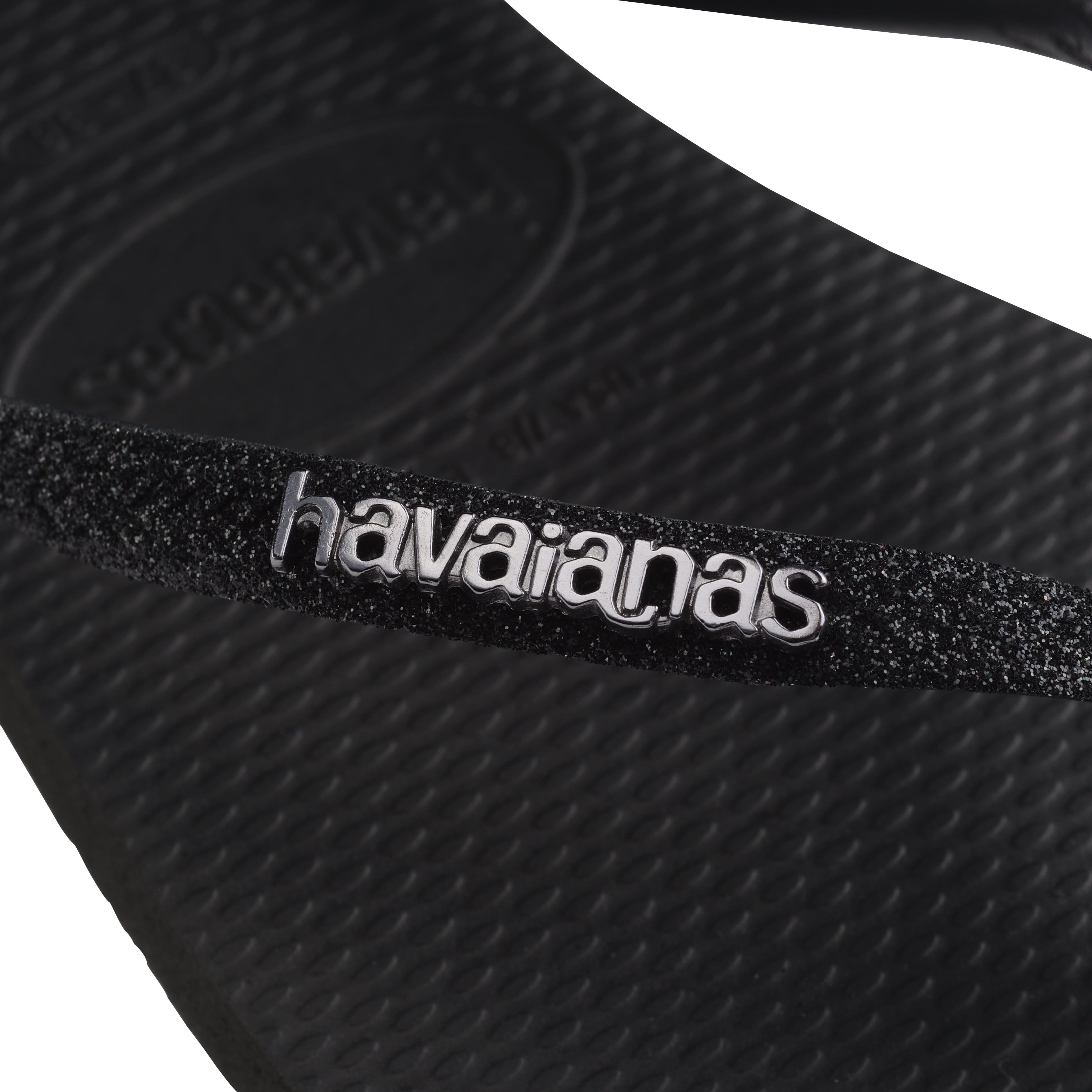 Havaianas Slim Glitter II Bayan Terlik - Siyah