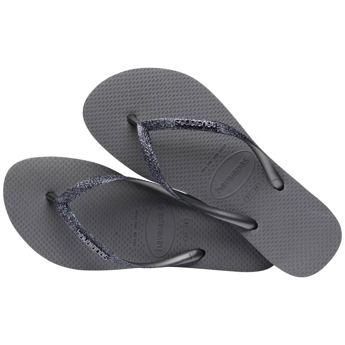 Havaianas Slim Glitter II Kadın Terlik - Gri