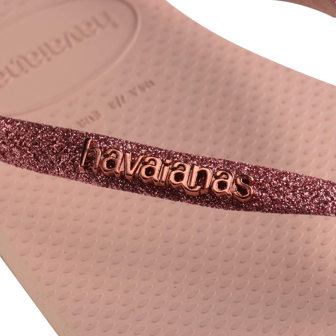 Havaianas Slim Glitter II Kadın Terlik - Pembe